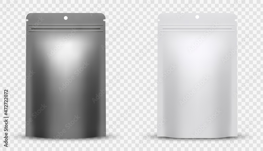Αυτοκόλλητο Realistic food bags isolated on white background