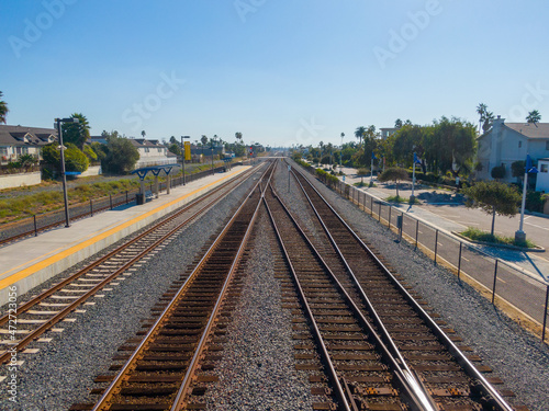 Commuter Rail in Oceanside California 