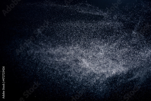 texture of falling snow, layer to overlay on a black background