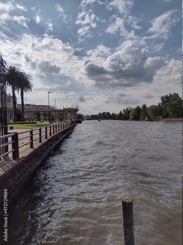 pier on the river