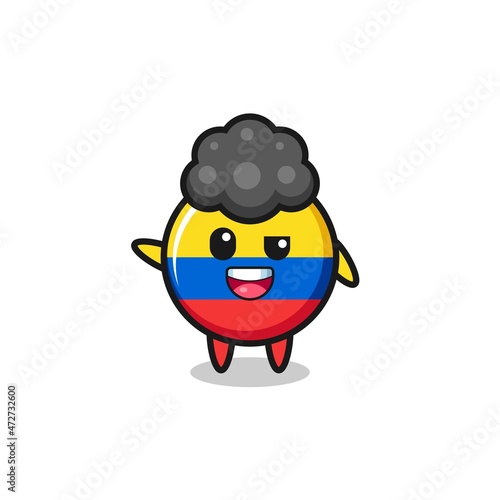 Wallpaper Mural colombia flag character as the afro boy Torontodigital.ca