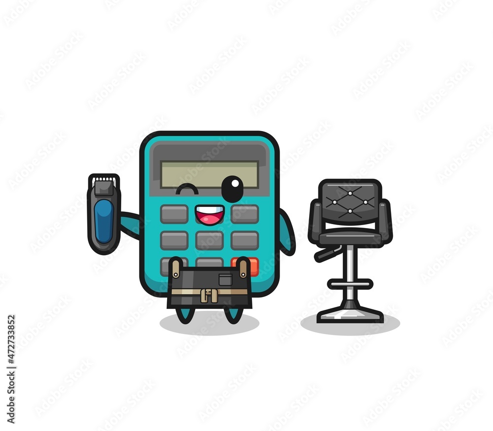 calculator barbershop is holding a trimer calculator barbershop is holding a trimer