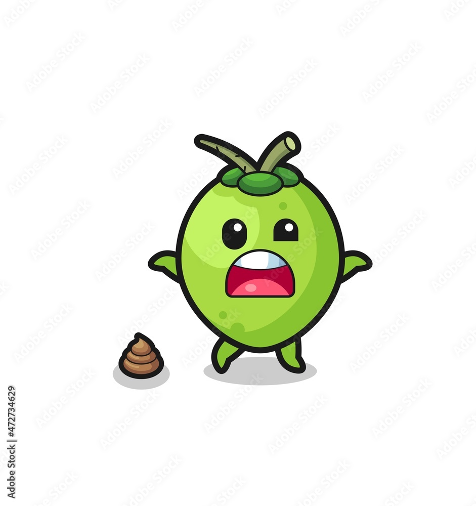 coconut earth surprised to meet poop coconut earth surprised to meet poop
