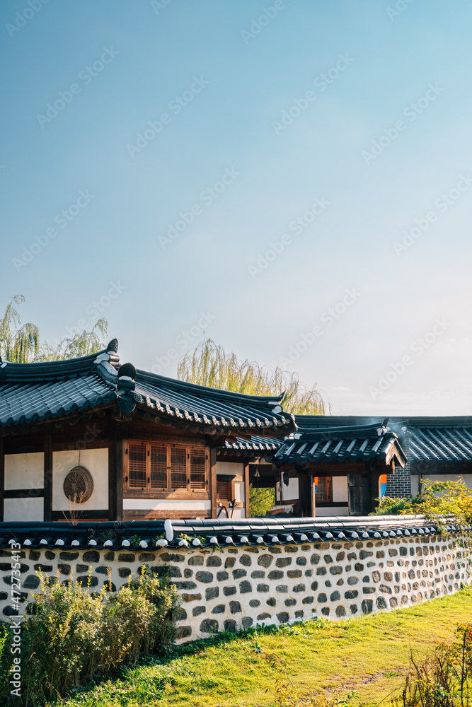 Gongju Hanok Village traditional house in Gongju, Korea