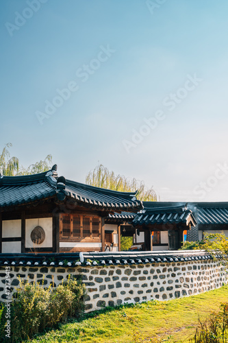 Gongju Hanok Village traditional house in Gongju, Korea
