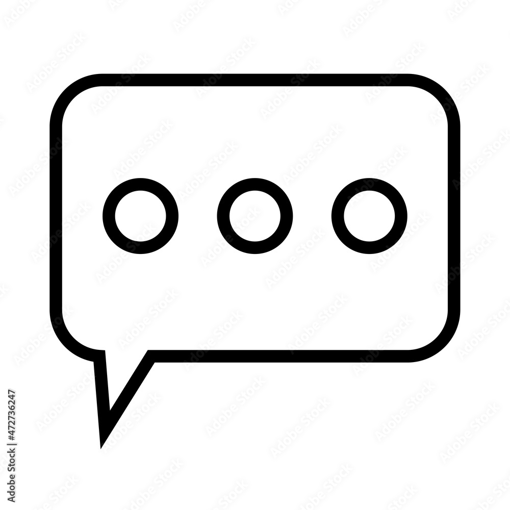 Speech dialogue icon. Communication background. Ellipsis sign. Message insignia. Vector illustration. Stock image. Speech dialogue icon. Communication background. Ellipsis sign. Message insignia. Vector illustration. Stock image.