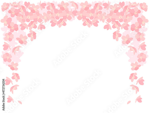 桜の花のカード