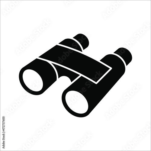 Binoculars line icon. Exploration, discovery, optical equipment. Navigation concept. Vector illustration on white background.