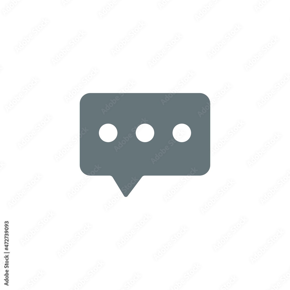 Speech Bubbles icon vector design templates on white background Speech Bubbles icon vector design templates on white background