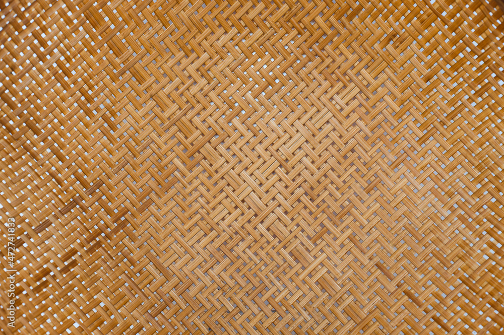 Hand-woven bamboo pattern for background. Hand-woven bamboo pattern for background.