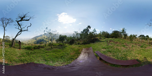 Mirante da Santa Bárbara para a cidade de São Francisco Xavier