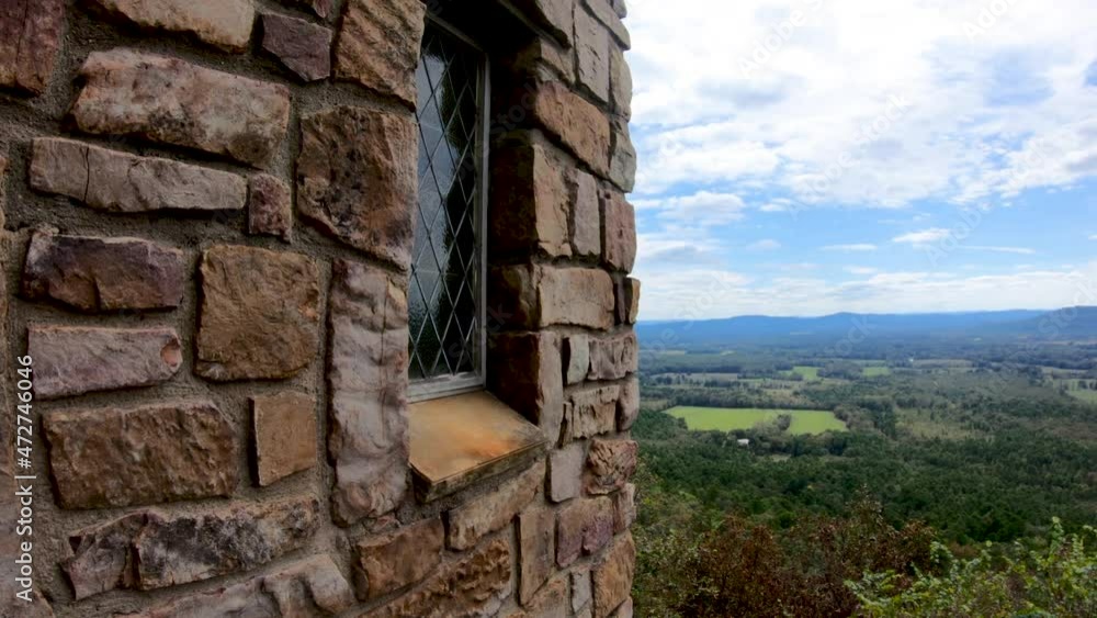 Petit Jean State Park Arkansas valley view from chapel Petit Jean State Park Arkansas valley view from chapel