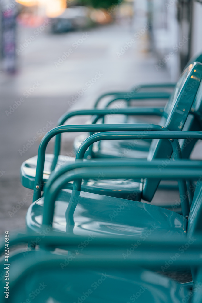 bench in the restaurant Wynwood Miami Florida bench in the restaurant Wynwood Miami Florida