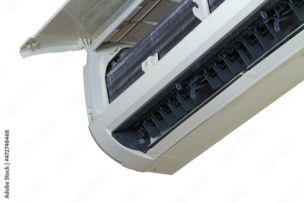 air conditioner mechanic working air cleaning service at home isolate air conditioner mechanic working air cleaning service at home isolate