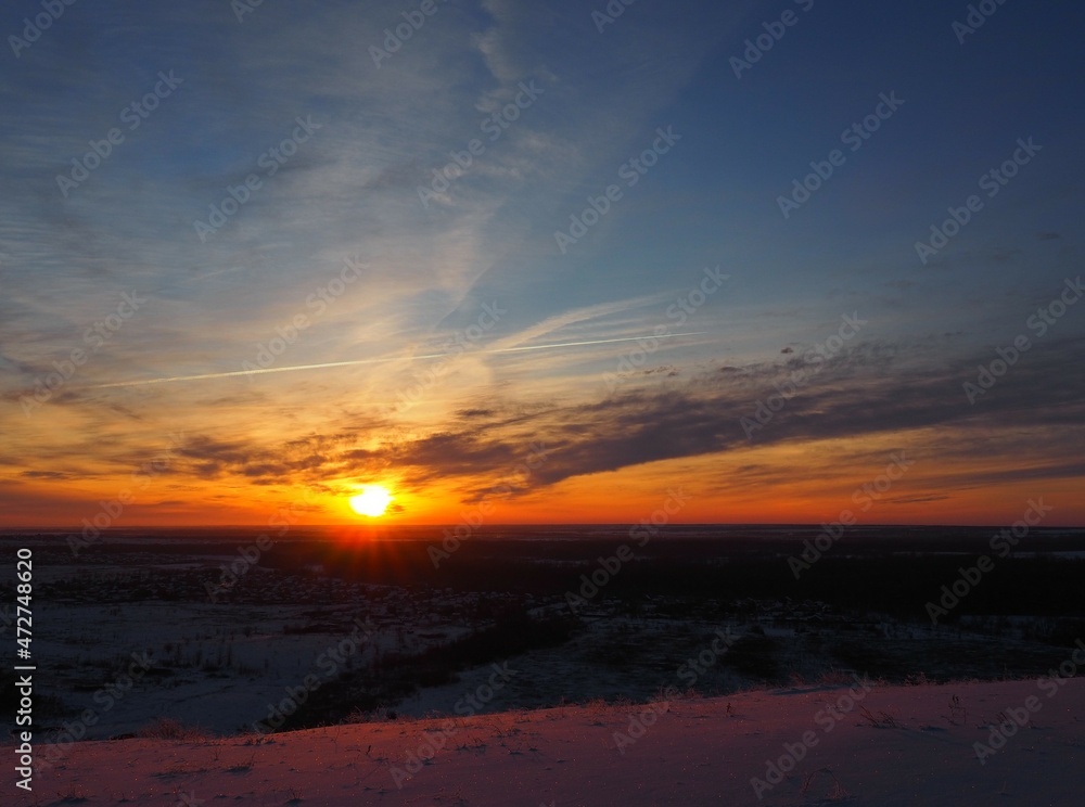 Fototapeta premium FROSTY DAWN