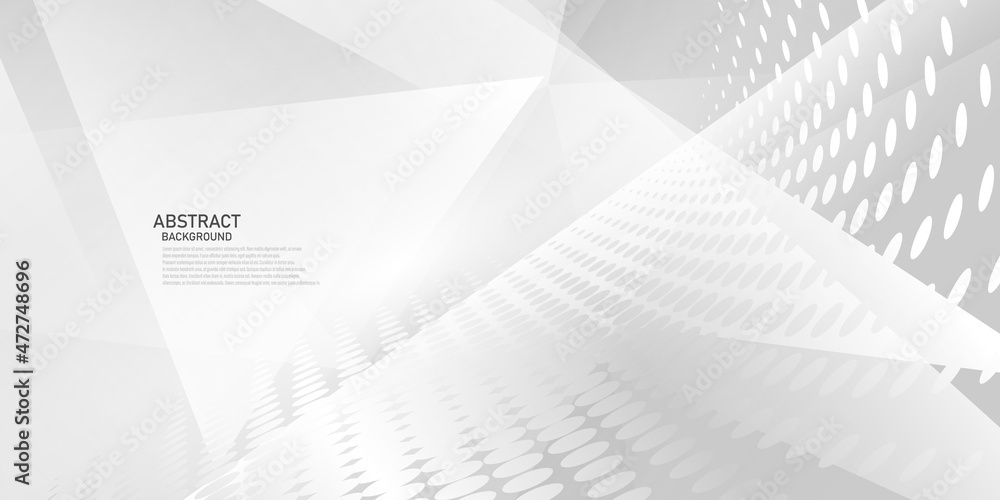 Abstract white and gray backdrop Modern Halftone Wave Background Design Abstract white and gray backdrop Modern Halftone Wave Background Design