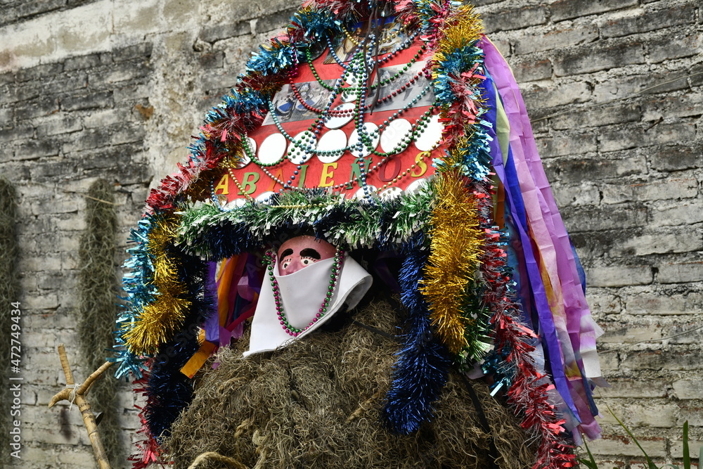 Obraz premium Dance of the Paixtles, Tuxpan Mexico, Christmas festivity
