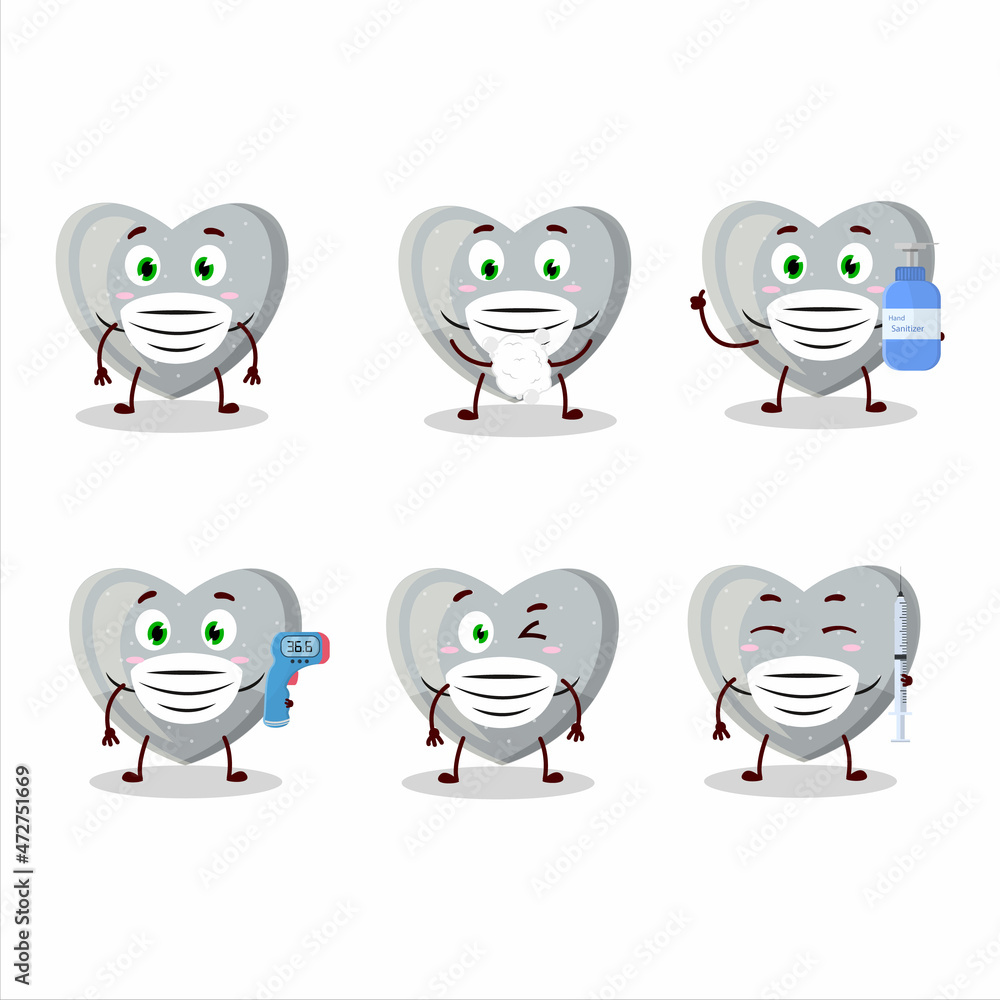 A picture of white love gummy candy cartoon design style keep staying healthy during a pandemic A picture of white love gummy candy cartoon design style keep staying healthy during a pandemic