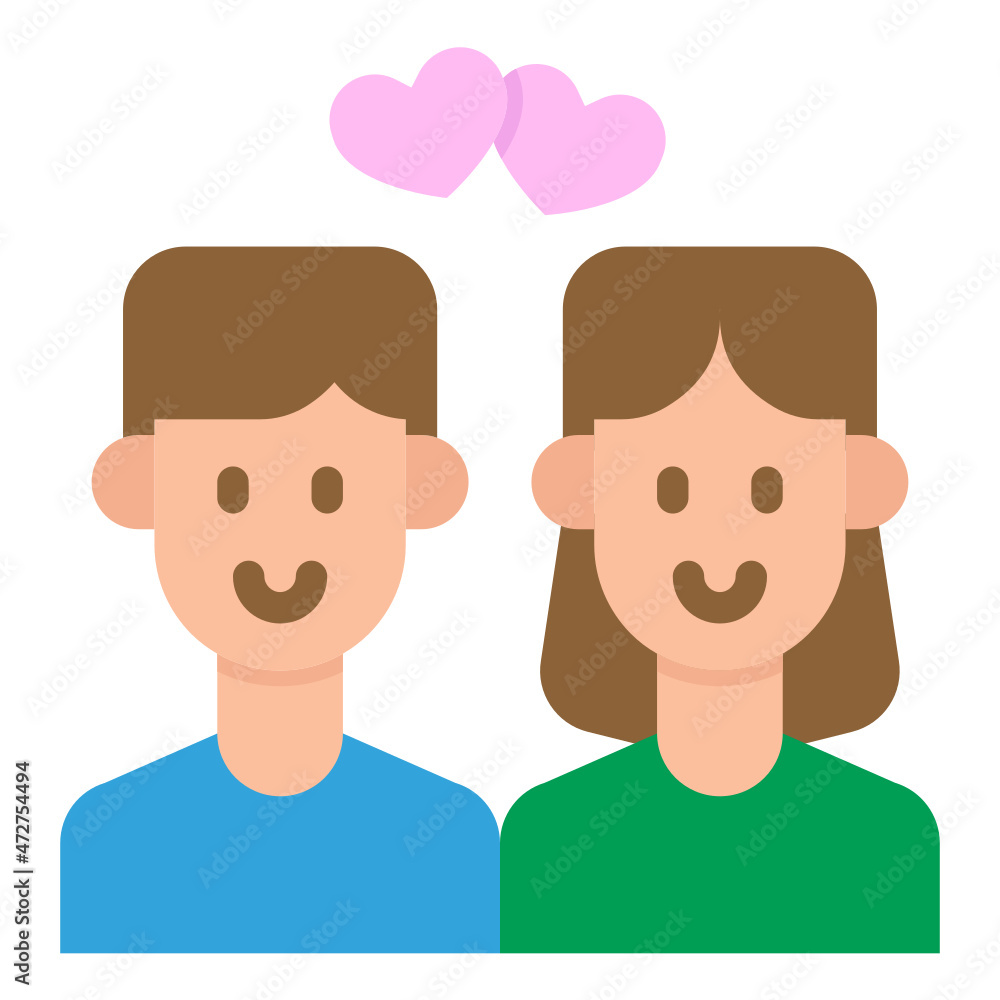 love flat icon love flat icon
