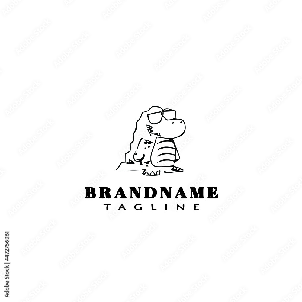 crocodile logo cartoon icon design black isolated vector illustration crocodile logo cartoon icon design black isolated vector illustration