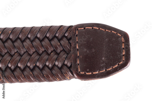 belt brown isolated on white background