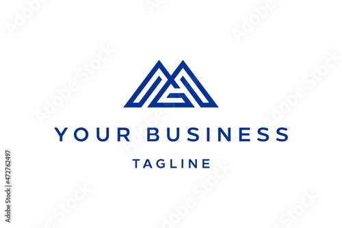 MG Geometric Logo