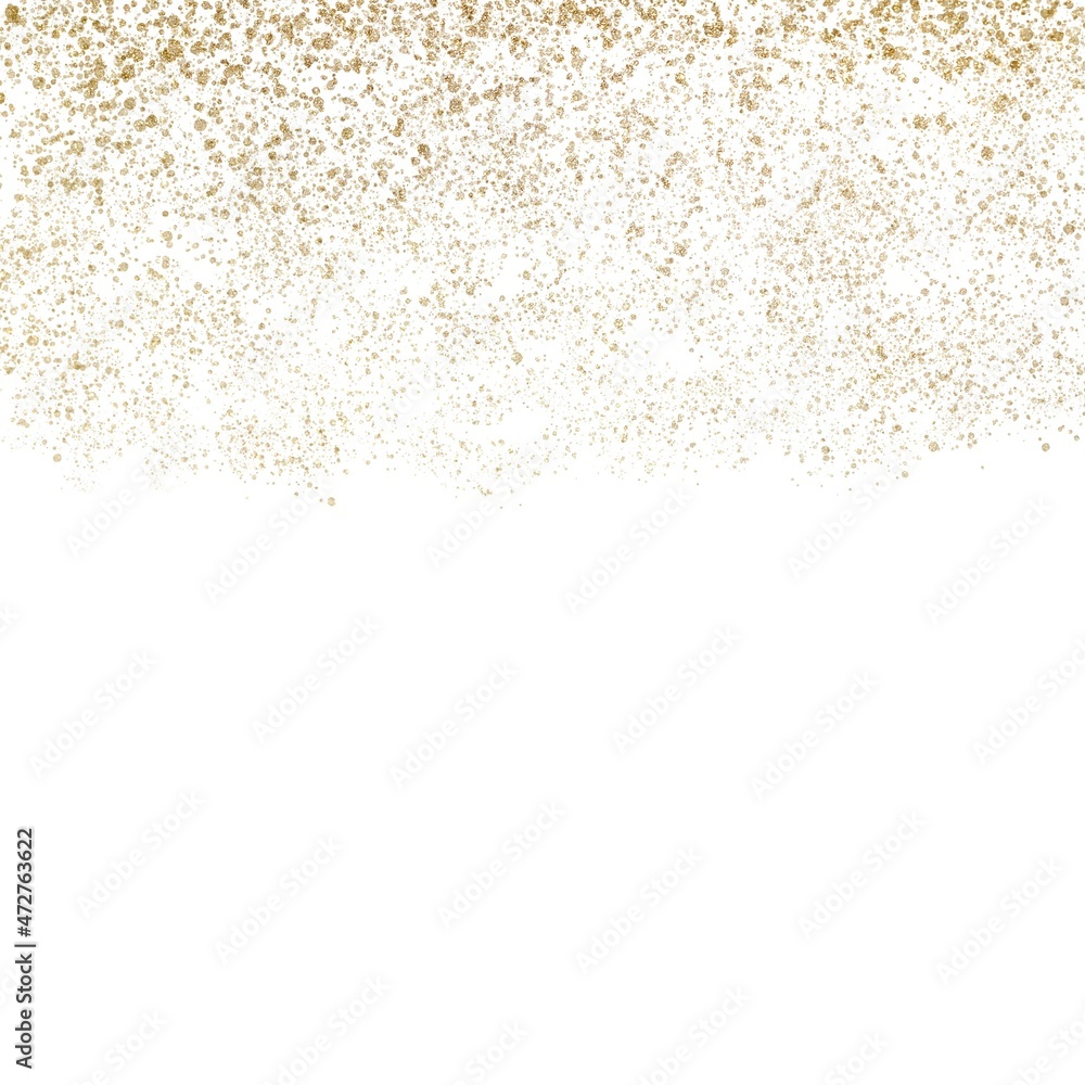 Beautiful gold glitter festive background - perfect for luxurious card template or other purpose