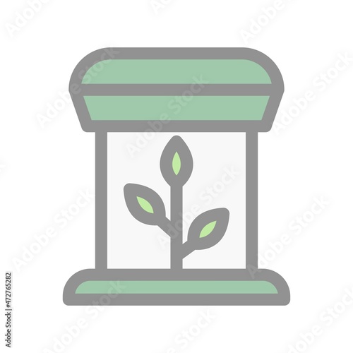 Efficient Filled Light Vector Icon Design