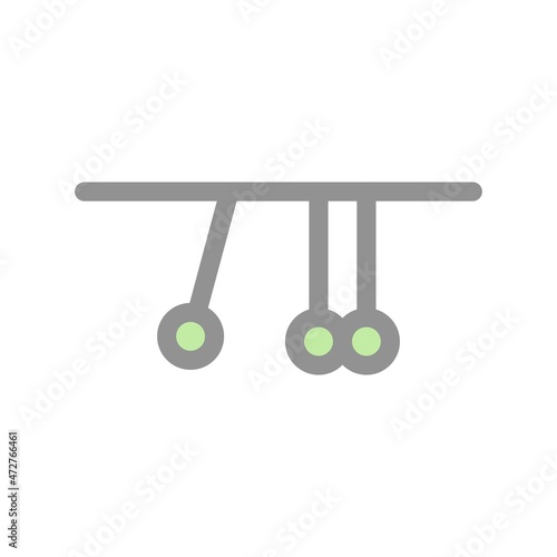Pendulum Filled Light Vector Icon Design