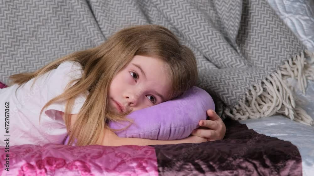 Funny girl lying asleep feeling lack of motivation, fatigue or depression concept. Slow motion video Funny girl lying asleep feeling lack of motivation, fatigue or depression concept. Slow motion video