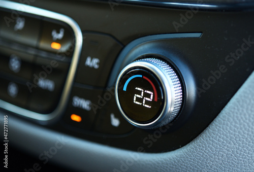 Car air condition temperature controlling switch. 