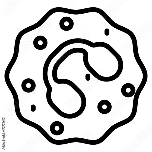 eosinophils line icon photo