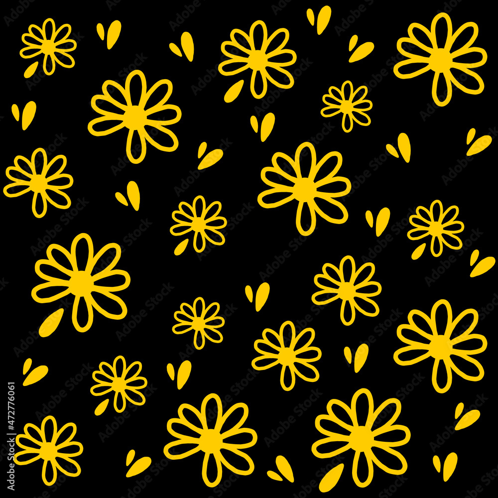 Yellow Flower Pattern Yellow Flower Pattern