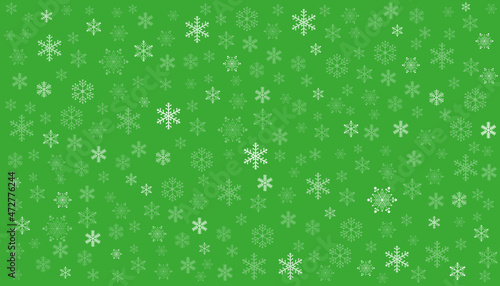 Snowfall. Vector image. Background.