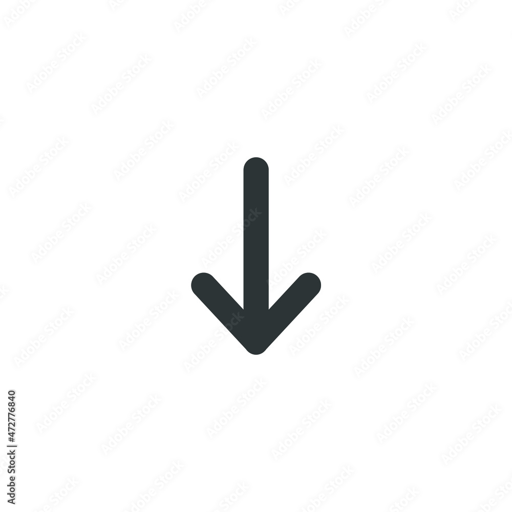 Vector sign of the download symbol is isolated on a white background. download icon color editable. Vector sign of the download symbol is isolated on a white background. download icon color editable.
