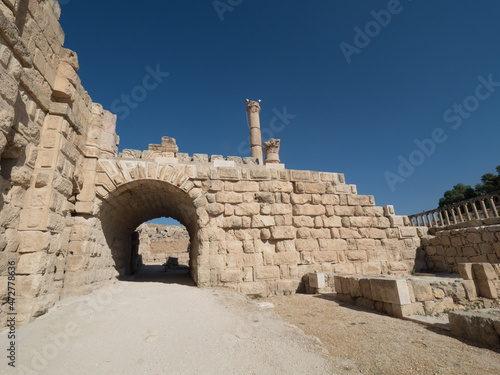 Ciudad romana de Jerash, en Jordania, Oriente Medio, Asia