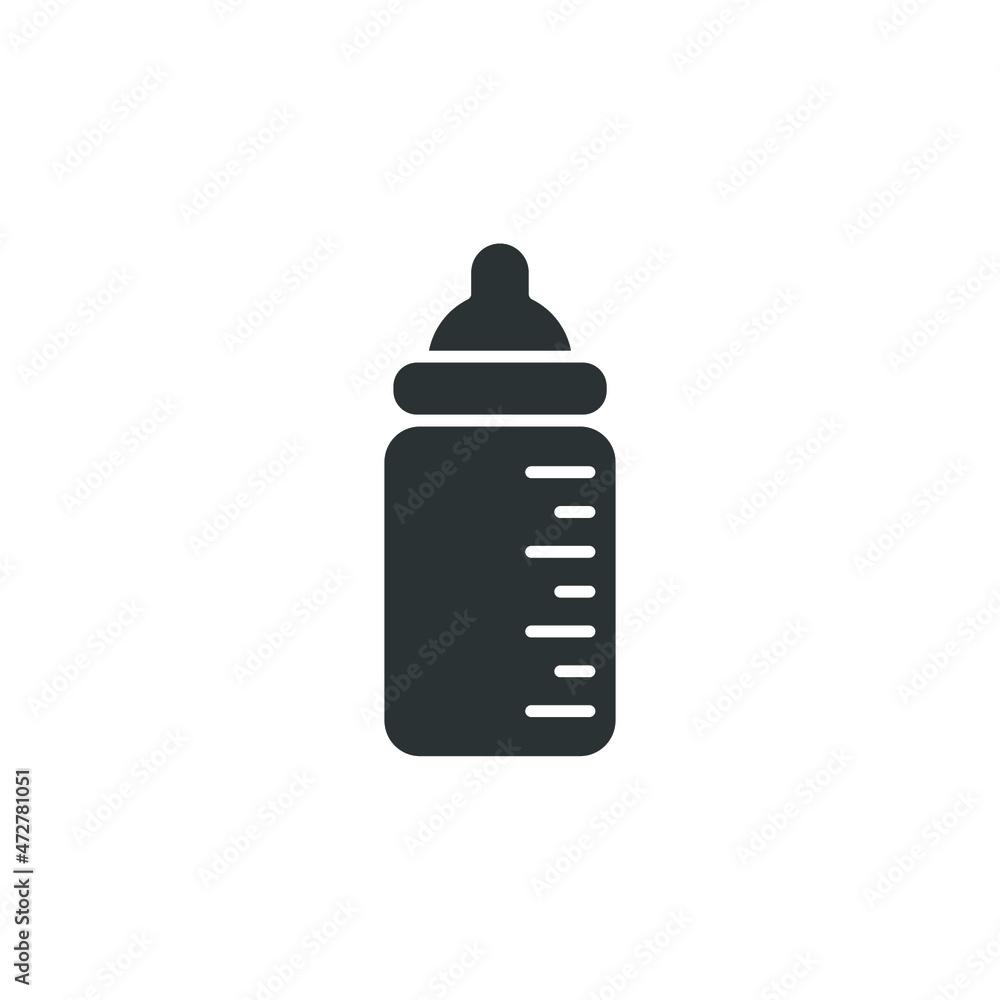 Vector sign of the feeding bottle symbol is isolated on a white background. feeding bottle icon color editable.
Vector sign of the feeding bottle symbol is isolated on a white background. feeding bottle icon color editable.