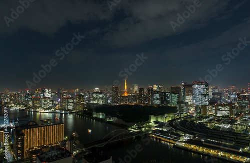 東京都中央区・港区の夜景（2016年撮影）