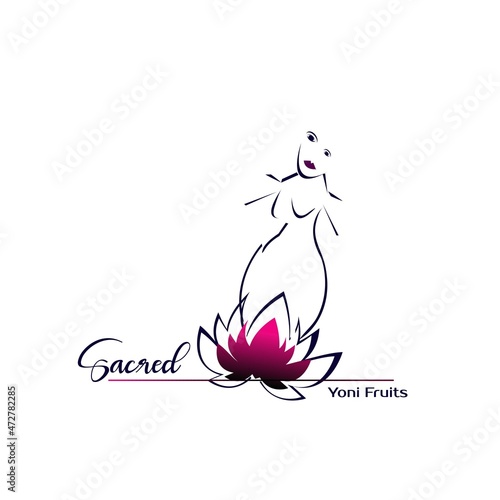 lotus gril logo design
