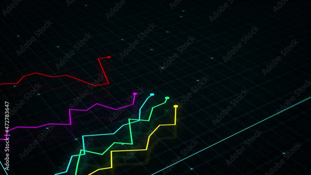 Linear chart of digital income made in tech style with high tech grid background. Concept for presentations, advertising and showing profitability and statistics
Linear chart of digital income made in tech style with high tech grid background. Concept for presentations, advertising and showing profitability and statistics