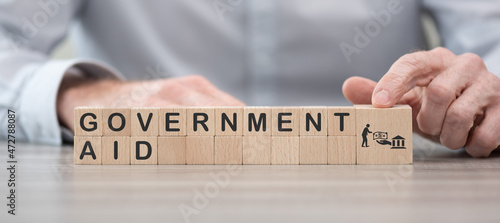 Fotografia, Obraz Concept of government aid
