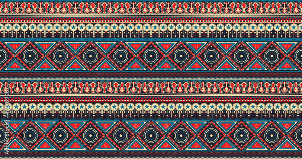 traditional african tribal art, pattern aztec fabric.