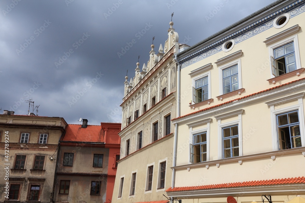 Rynek in Lublin, Poland