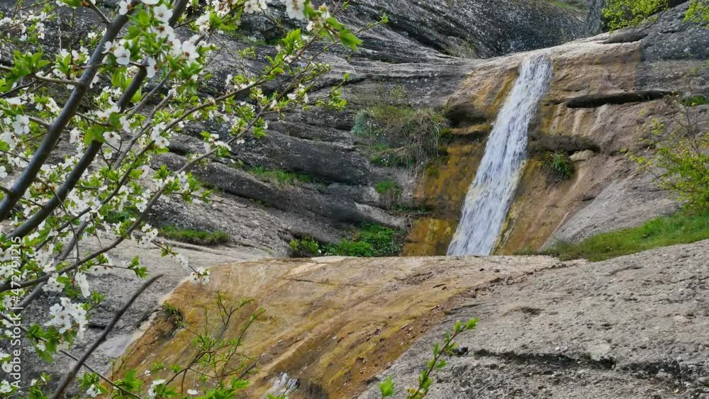 Dzhurla - a waterfall on the Dzhurla river in the eponymous tract Dzhurla - a waterfall on the Dzhurla river in the eponymous tract