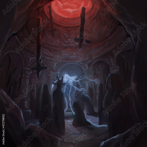 фотографія the rite of sacrifice in the dungeon