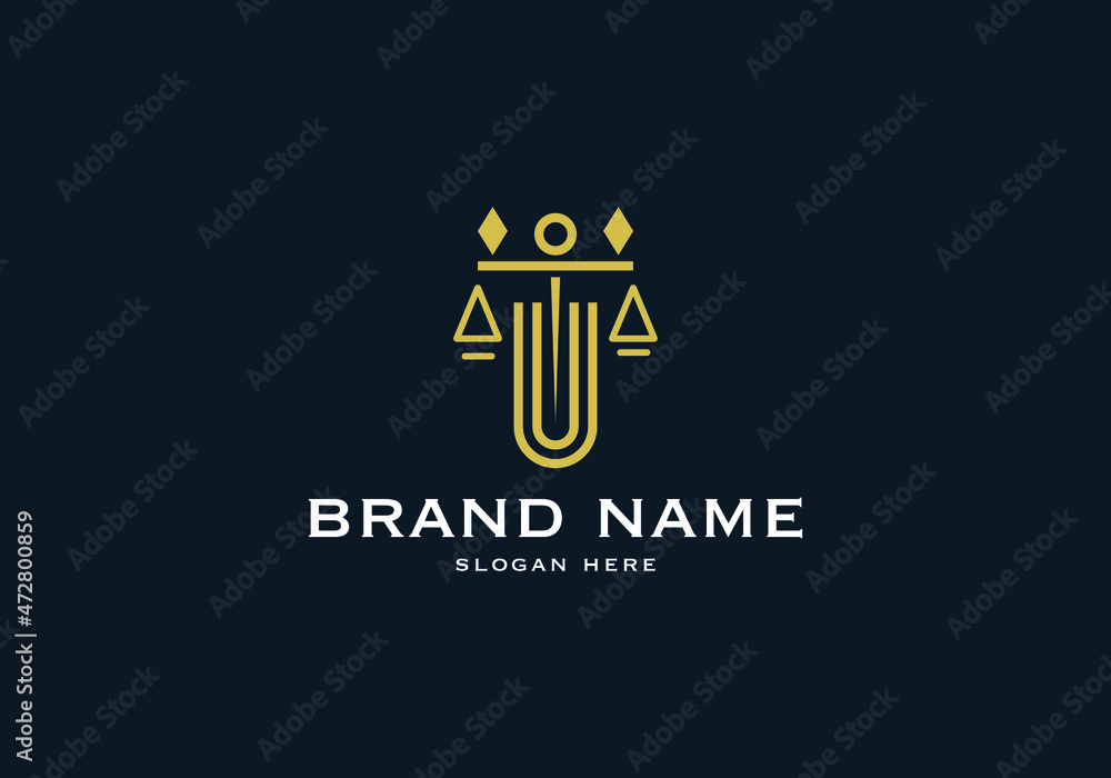 Attorney And law firm Logo design free template