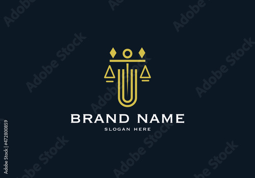 Attorney And law firm Logo design free template