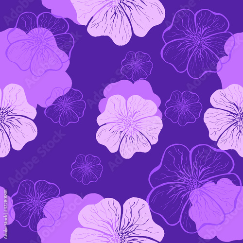 Floral print pattern