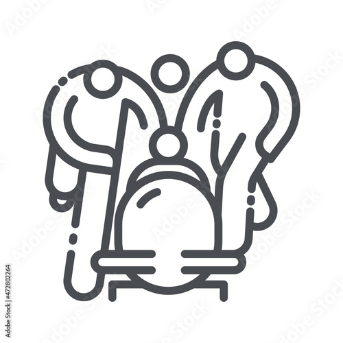 Bobsleigh competition symbol isolated on transparent background.