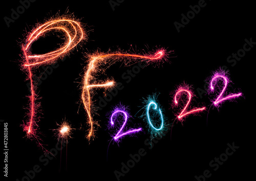 Sparkling pour feliciter 2022.